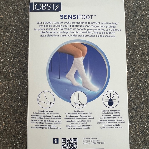 JOBST® Sensifoot Diabetic Compression Knee High 
Unisex - Picture 2 of 4